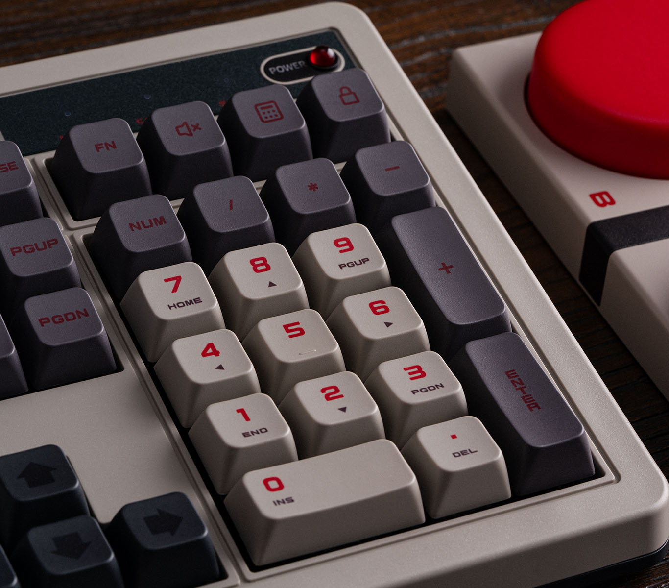 Pavé numérique et raccourcis de touches de fonction intégrés