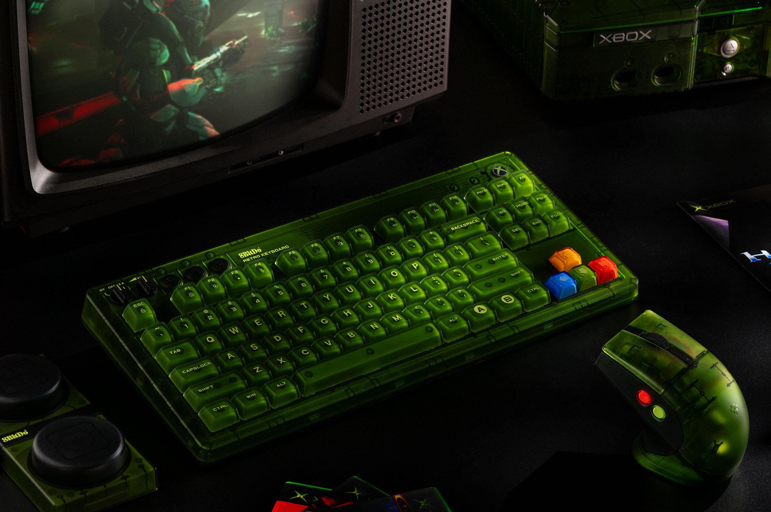 Clavier mécanique 8BitDo Retro 87 – Édition Xbox