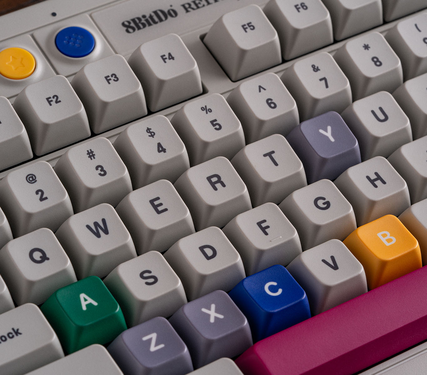 Les keycaps colorés emblématiques