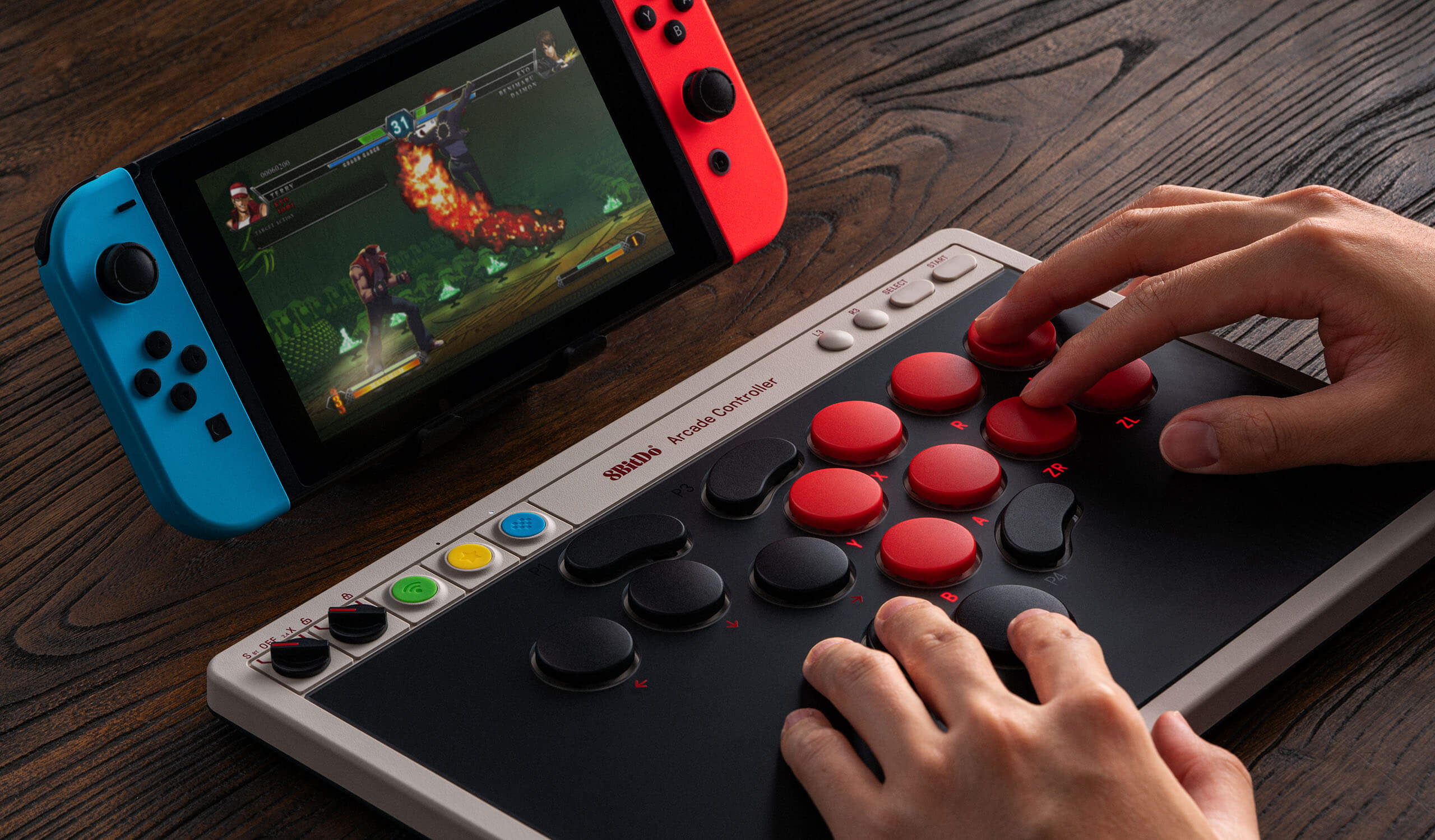 Contrôleur d'arcade 8BitDo Arcade Controller