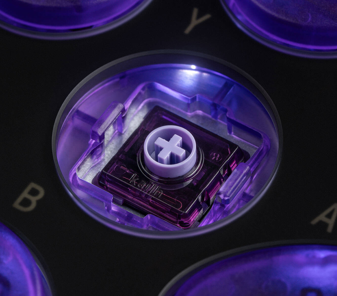 Nouveaux switchs linéaires Kailh Purple Glede pour les jeux de combat