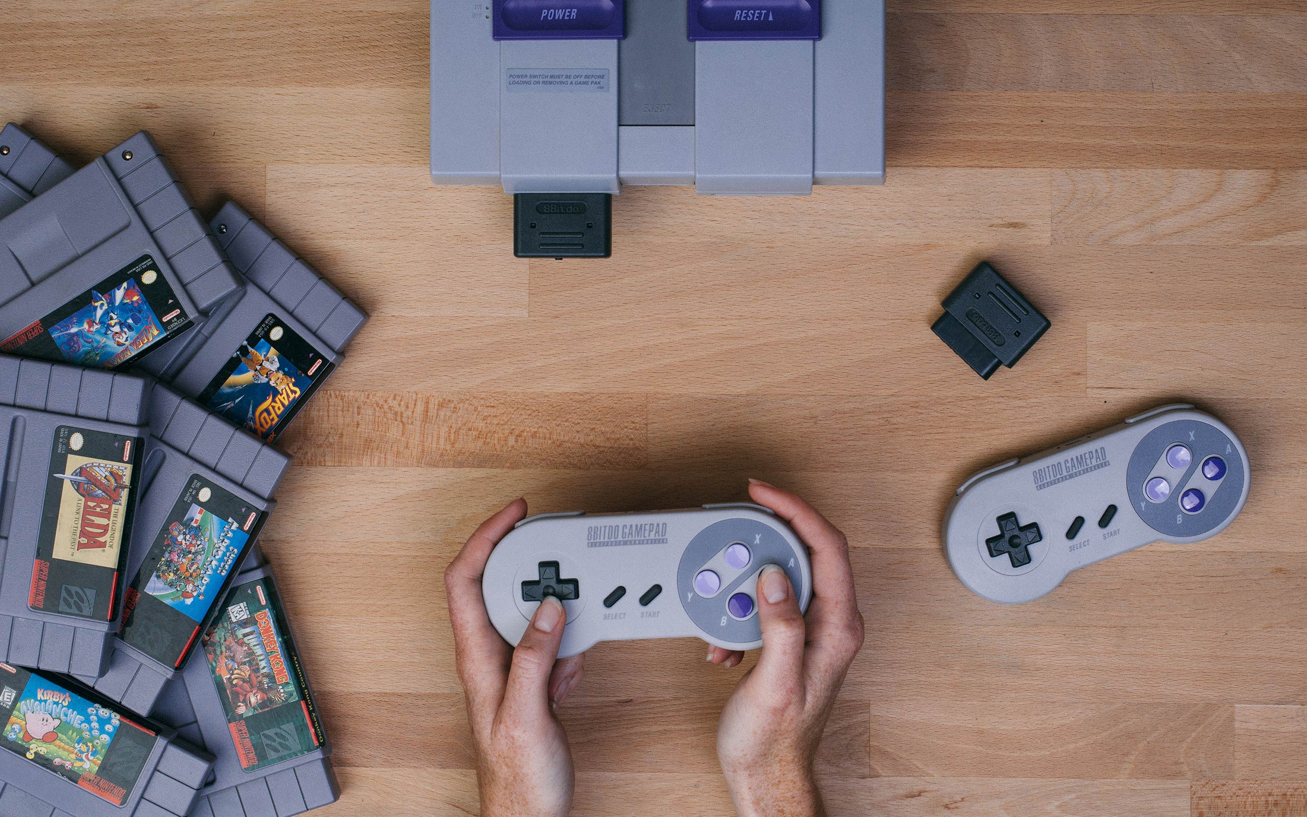 Vivez la SNES sans fil.